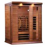 Maxxus 3-Person Red Cedar Full Spectrum Near Zero EMF Infrared Sauna MX-M306-01-FS CED