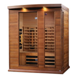 Maxxus 3-Person Red Cedar Full Spectrum Near Zero EMF Infrared Sauna MX-M306-01-FS CED