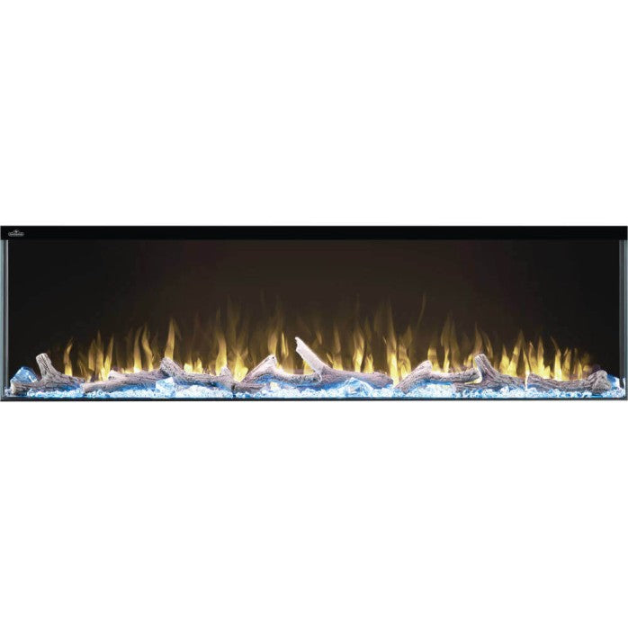 Napoleon Trivista Primis Series 60-Inch Three-Sided Built-In Electric Fireplace NEFB60H-3SV