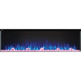 Napoleon Trivista Primis Series 60-Inch Three-Sided Built-In Electric Fireplace NEFB60H-3SV