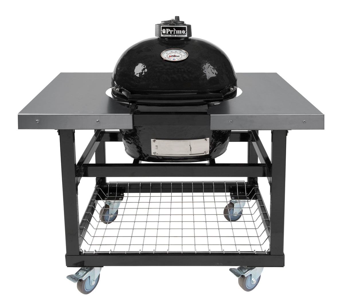 Primo All-In-One Oval Junior 200 Kamado Charcoal Grill PGCJRC