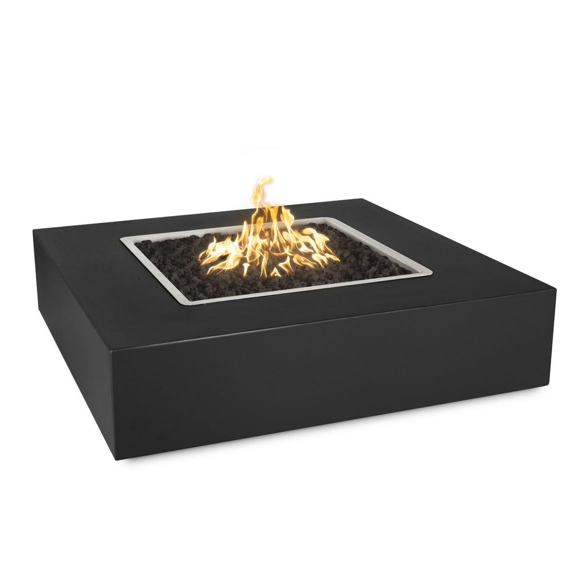 The Outdoor Plus 36" Quad Powder Coated Metal Square Fire Pit OPT-QDPC36