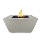 The Outdoor Plus 50" Redan GFRC Concrete Square Fire Pit OPT-RDN50