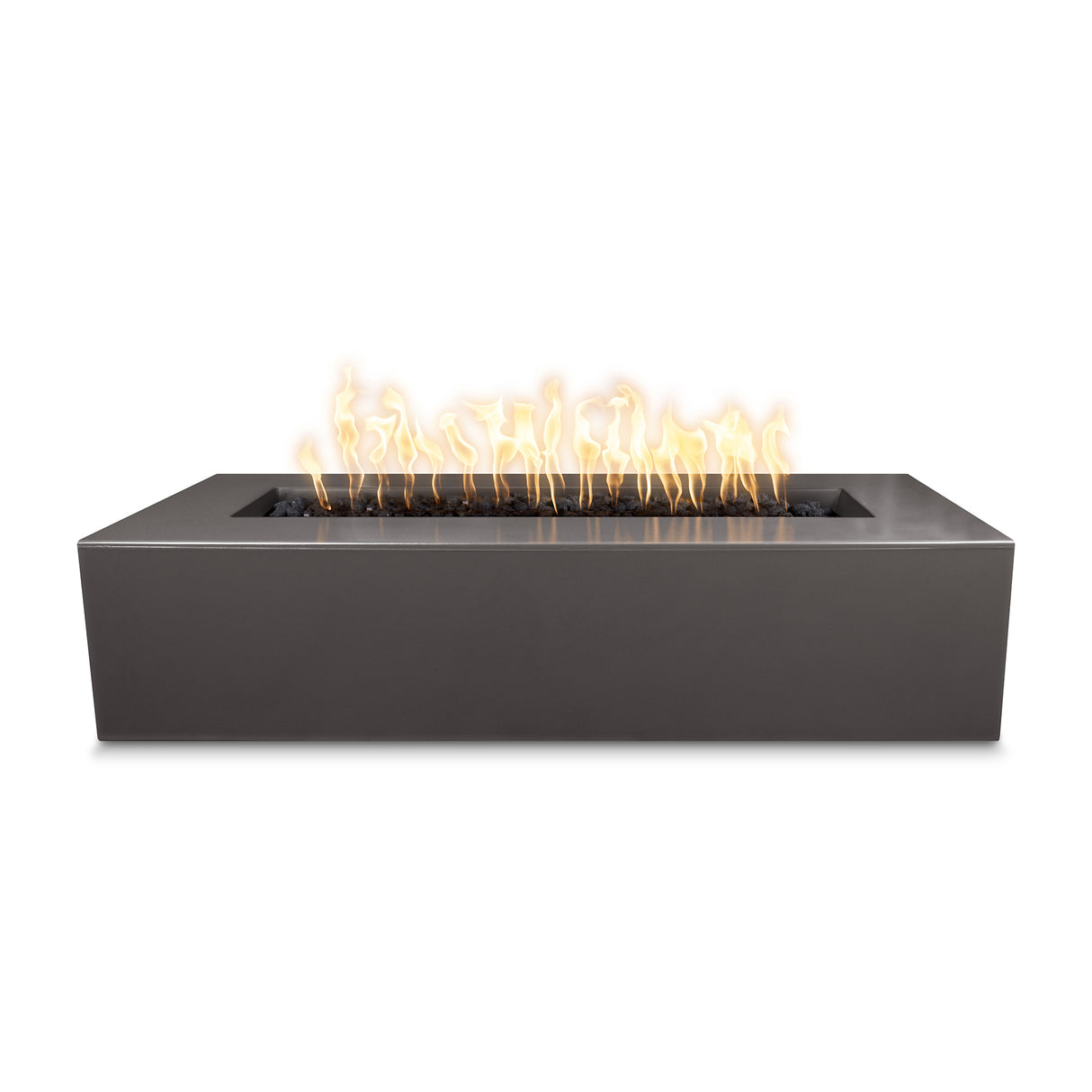 The Outdoor Plus 60" Regal GFRC Concrete Rectangular Fire Pit OPT-RGL60