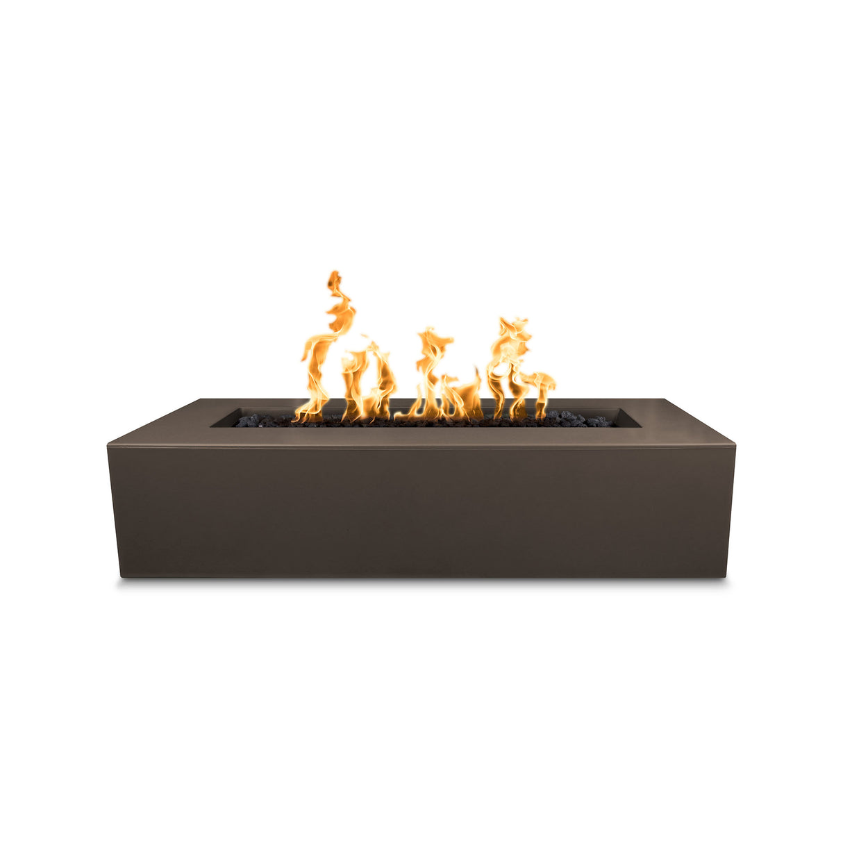 The Outdoor Plus 60" Regal GFRC Concrete Rectangular Fire Pit OPT-RGL60