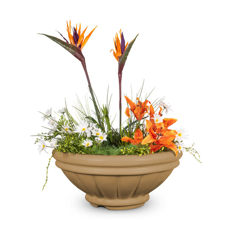 The Outdoor Plus 36" Roma GFRC Concrete Round Planter Bowl OPT-ROMPO36