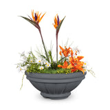 The Outdoor Plus 36" Roma GFRC Concrete Round Planter Bowl OPT-ROMPO36