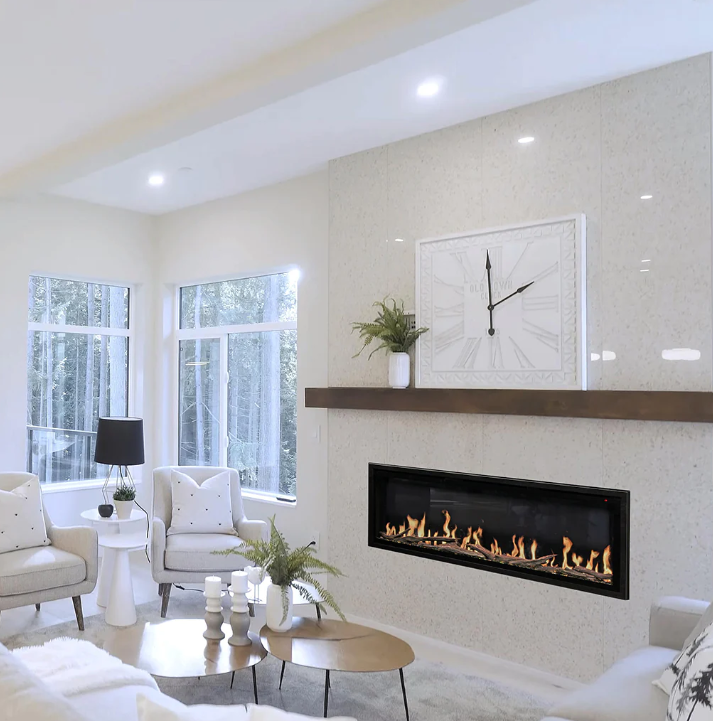 Modern Flames Orion 76" Slim Virtual Electric Fireplace OR76-SLIM