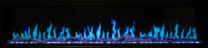 Modern Flames Orion 76" Slim Virtual Electric Fireplace OR76-SLIM