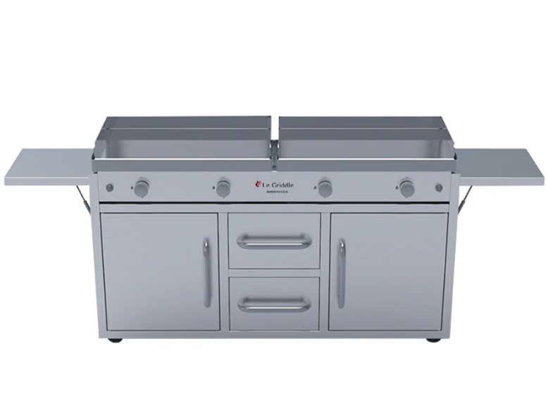 Le Griddle The Grand Texan 4 Burner Gas Built-In Griddle GFE160