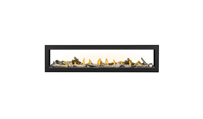 Napoleon Vector Series 74-Inch See Through Direct Vent Gas Fireplace with Electronic Ignition LV74