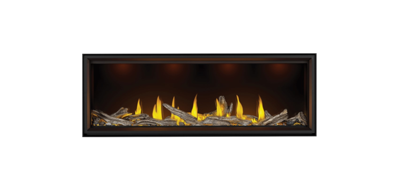 Napoleon Tall Linear Vector Series 74-Inch Direct Vent Gas Fireplace with Electronic Ignition TLV74N