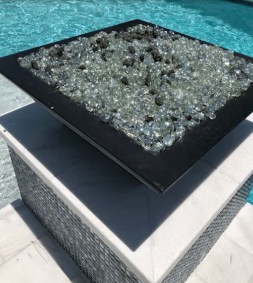 The Outdoor Plus 24" Maya GFRC Concrete Fire Bowl OPT-24SFO