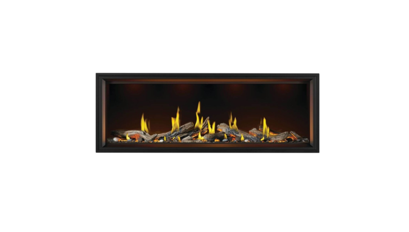 Napoleon Tall Linear Vector Series 74-Inch with Luminous Logs Direct Vent Gas Fireplace TLV74L