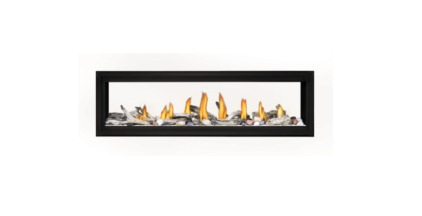 Napoleon Luxuria Series 74-Inch See Through Direct Vent Gas Fireplace with Electronic Ignition LVX74
