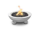 The Outdoor Plus 36" Sedona Powder Coated Metal Fire Bowl with Round Legs OPT-36RPCRLFO