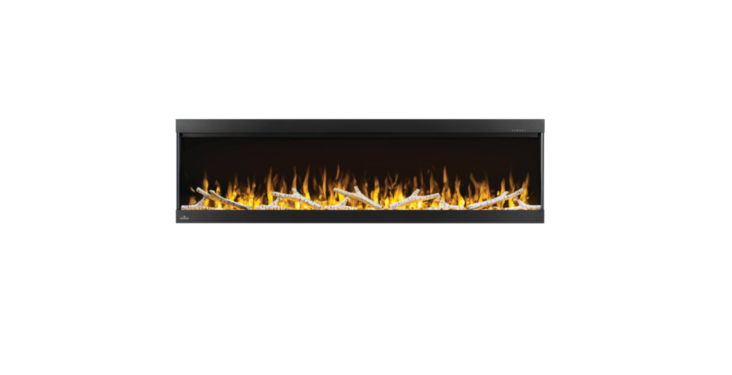 Napoleon Trivista Pictura Series 60-Inch Three-Sided Wall Hanging Electric Fireplace NEFL60H-3SV