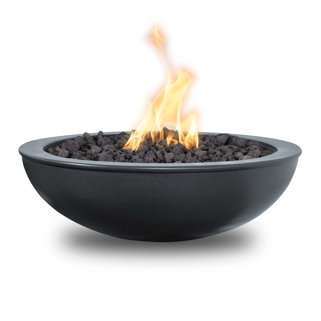 The Outdoor Plus 27" Sedona Powder Coated Metal Round Fire Bowl OPT-27RPCFO