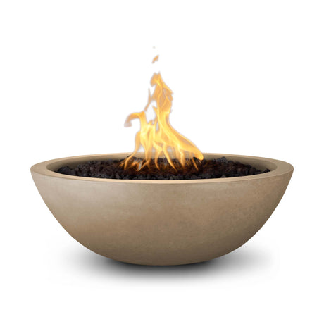 The Outdoor Plus 27" Sedona GFRC Concrete Round Fire Bowl OPT-27RFO