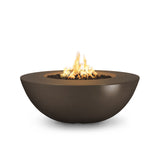 The Outdoor Plus 60" Sedona GFRC Concrete Round Wide Ledge Fire Pit OPT-SEDWL60