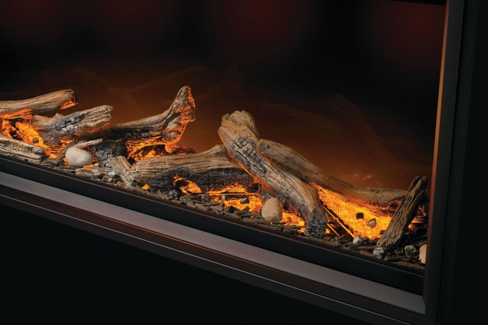 Napoleon Tall Linear Vector Series 62-Inch with Luminous Logs Direct Vent Gas Fireplace TLV62L