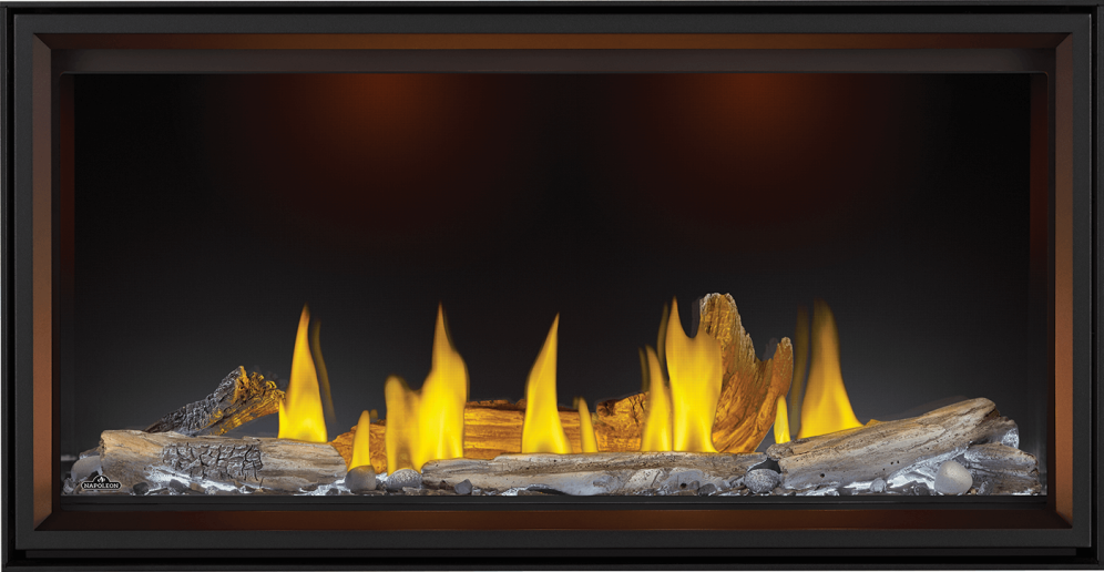 Napoleon Tall Linear Vector Series 50-Inch Direct Vent Gas Fireplace with Electronic Ignition TLV50N