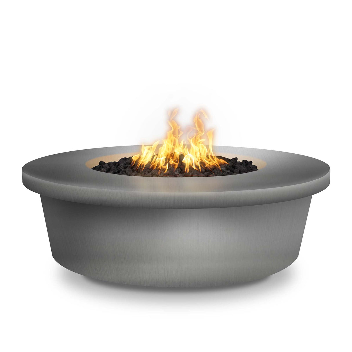 The Outdoor Plus 48" Tempe Stainless Steel Round Fire Pit OPT-TEMSS48