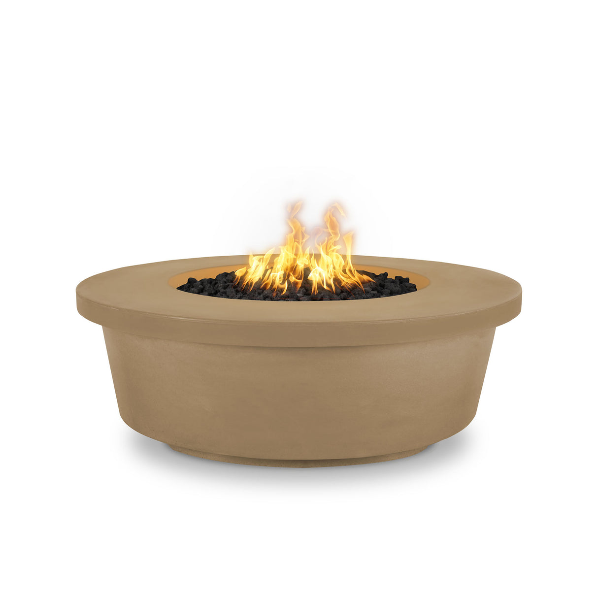 The Outdoor Plus 48" Tempe GFRC Concrete Round Fire Pit OPT-TEM48