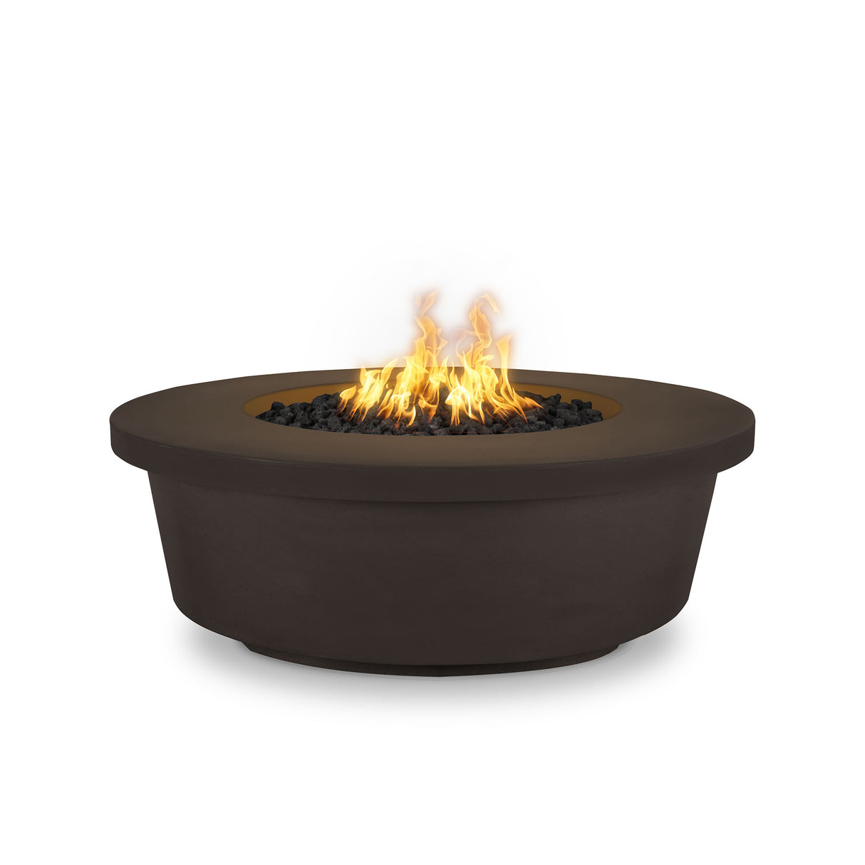 The Outdoor Plus 48" Tempe GFRC Concrete Round Fire Pit OPT-TEM48