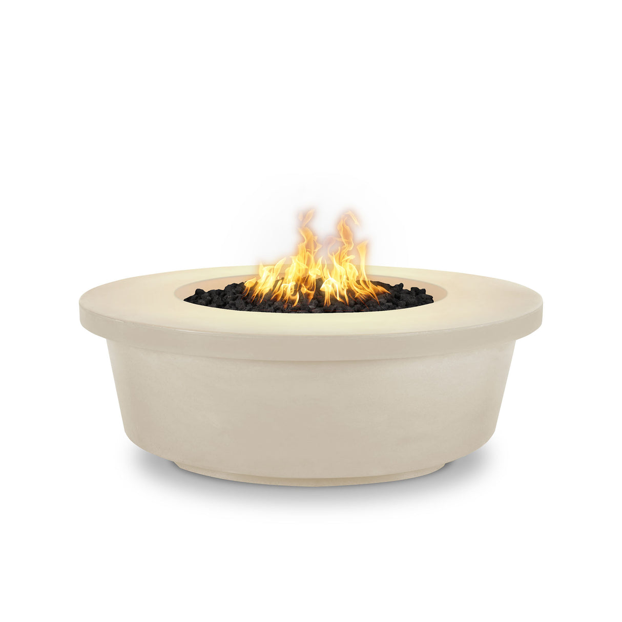 The Outdoor Plus 48" Tempe GFRC Concrete Round Fire Pit OPT-TEM48