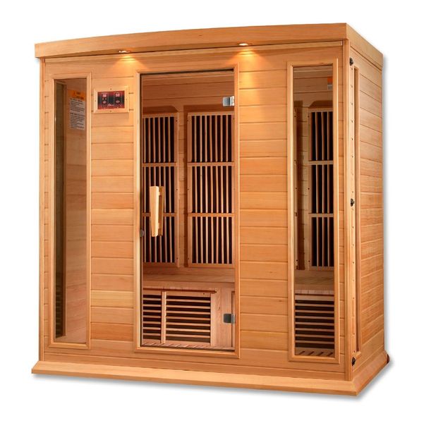 Maxxus 4-Person Hemlock Low EMF FAR Infrared Sauna MX-K406-01