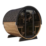 SaunaLife Model EE8G ERGO Elegance Series 6 Person Sauna Barrel Glass Front SL-MODELEE8G