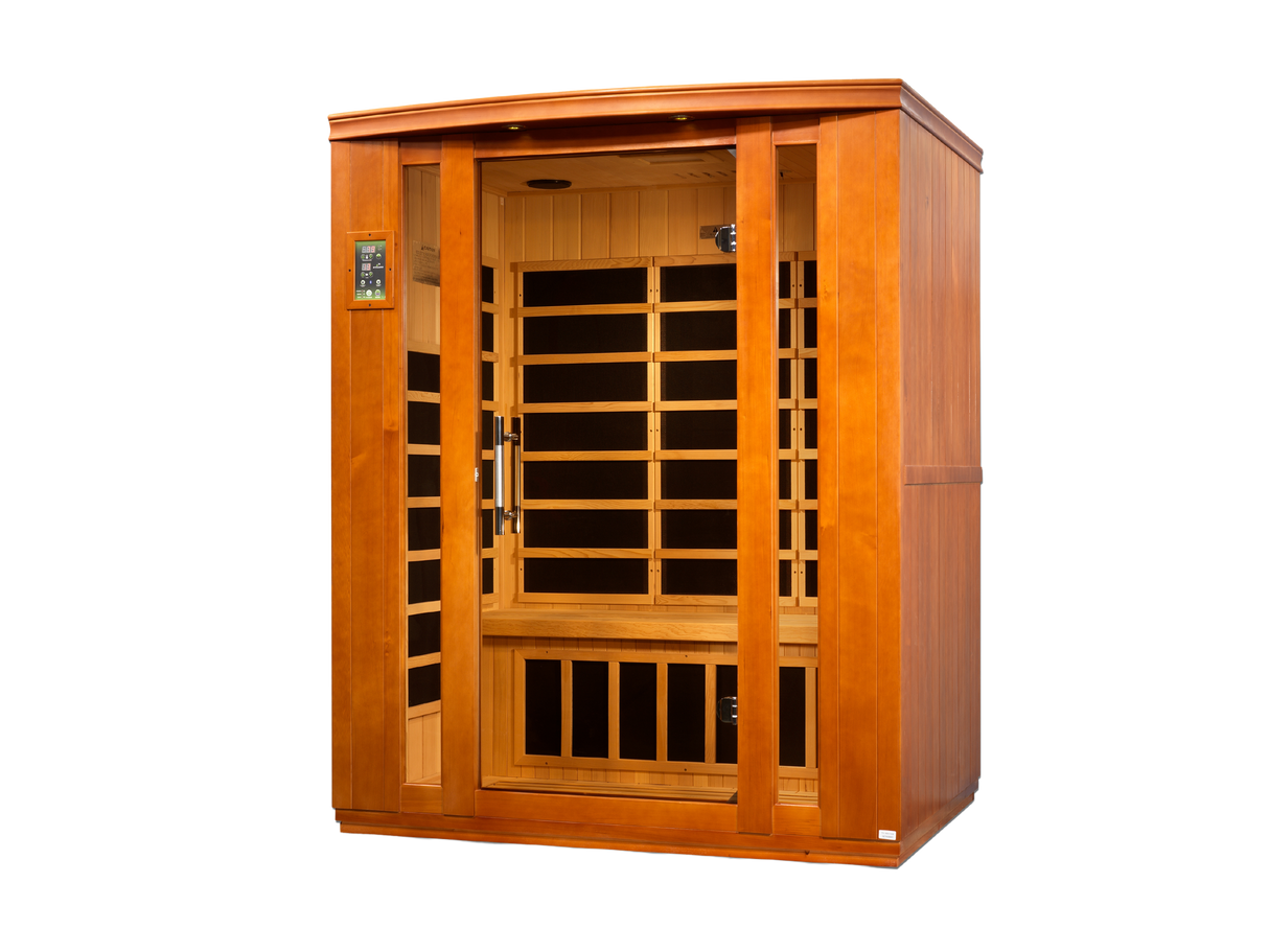 Dynamic Saunas Bellagio 3-Person Low EMF Infrared Sauna DYN-6306-02