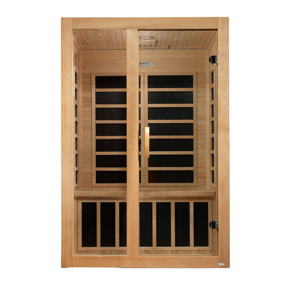 Dynamic Saunas Santiago 2-Person Low EMF Infrared Sauna DYN-6209-01