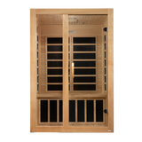 Dynamic Saunas Santiago 2-Person Low EMF Infrared Sauna DYN-6209-01