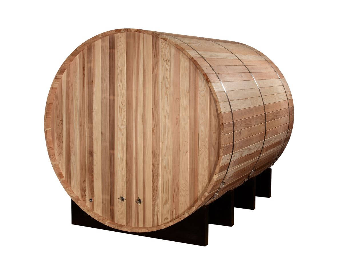 Golden Designs Klosters 6-Person Barrel Traditional Sauna GDI-B006-01