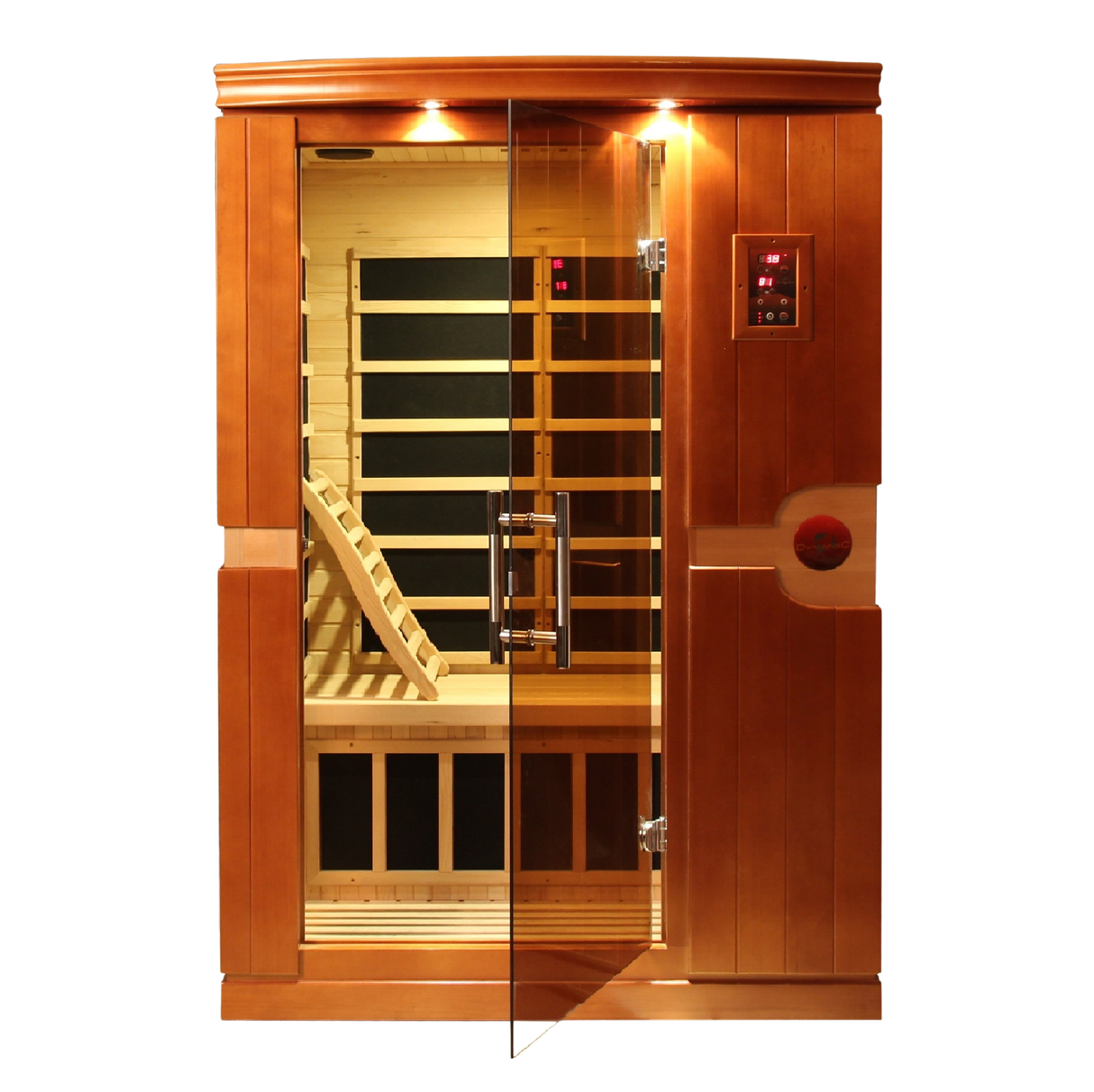 Dynamic Saunas Venice 2-Person Low EMF Infrared Sauna DYN-6210-01