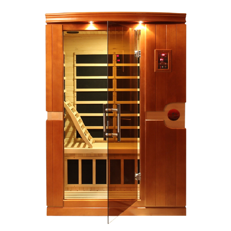 Dynamic Saunas Venice 2-Person Low EMF Infrared Sauna DYN-6210-01