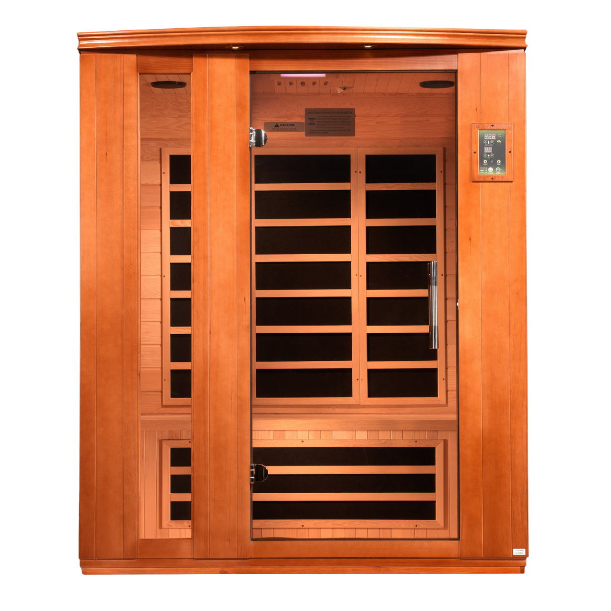 Dynamic Saunas Lugano 3-Person Ultra Low EMF Infrared Sauna DYN-6336-02 Elite