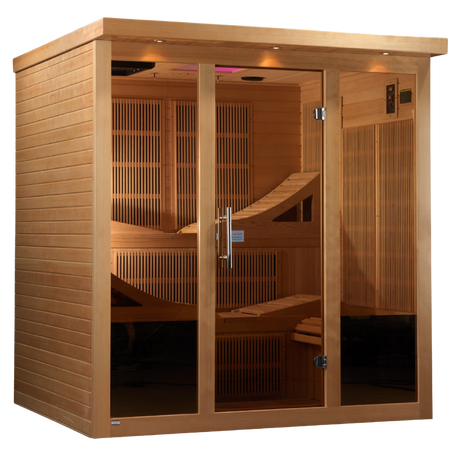 Golden Designs Monaco 6-Person Near Zero EMF Infrared Sauna GDI-6996-01