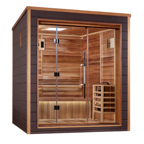 Golden Designs Drammen 3-Person Traditional Sauna GDI-8203-01