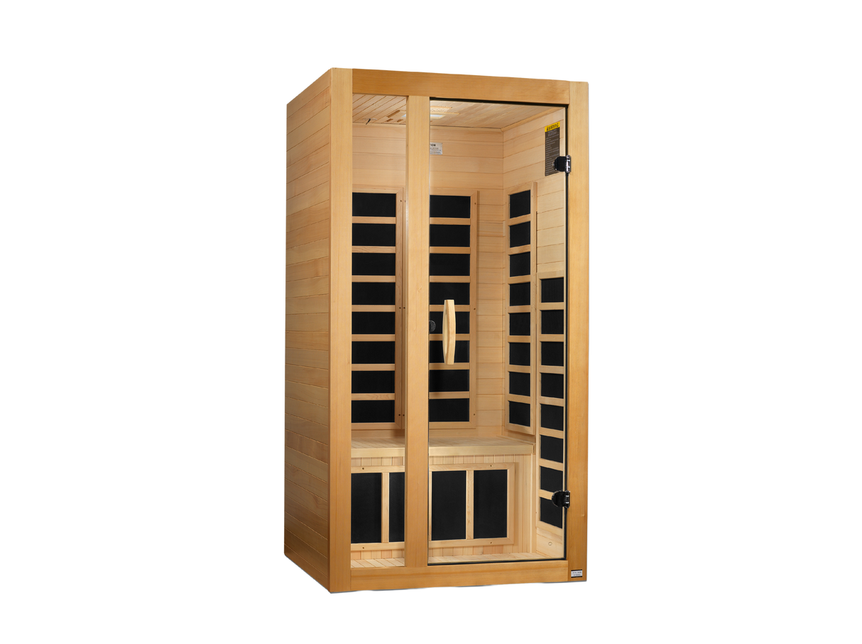 Dynamic Saunas Gracia 1-2 Person Low EMF Infrared Sauna DYN-6119-01