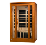 Dynamic Saunas San Marino Elite 2-Person Ultra Low EMF Infrared Sauna DYN-6206-01 Elite