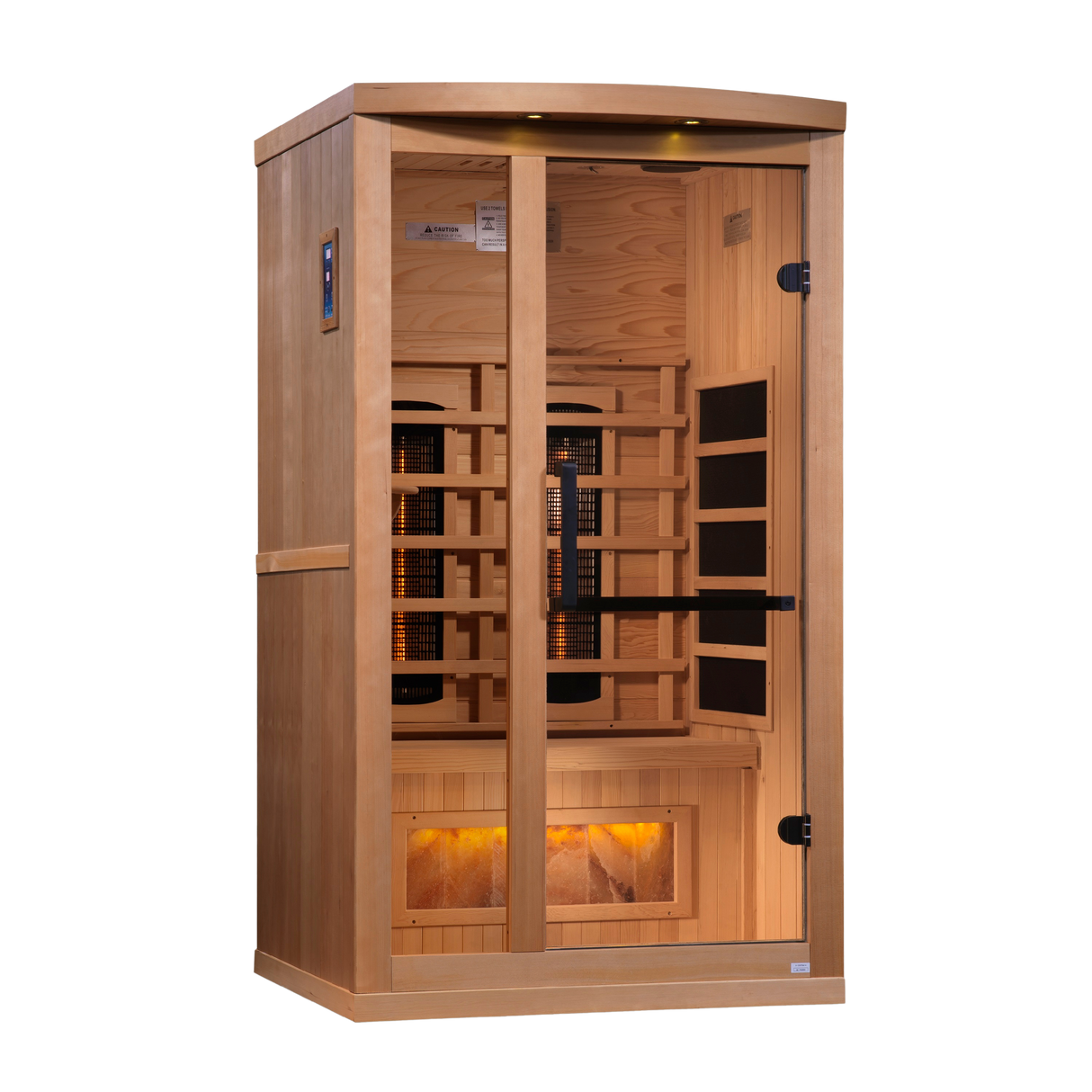 Golden Designs Reserve 1-2 Person Near Zero EMF Infrared Sauna GDI-8010-02