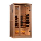 Golden Designs Reserve 1-2 Person Near Zero EMF Infrared Sauna GDI-8010-02