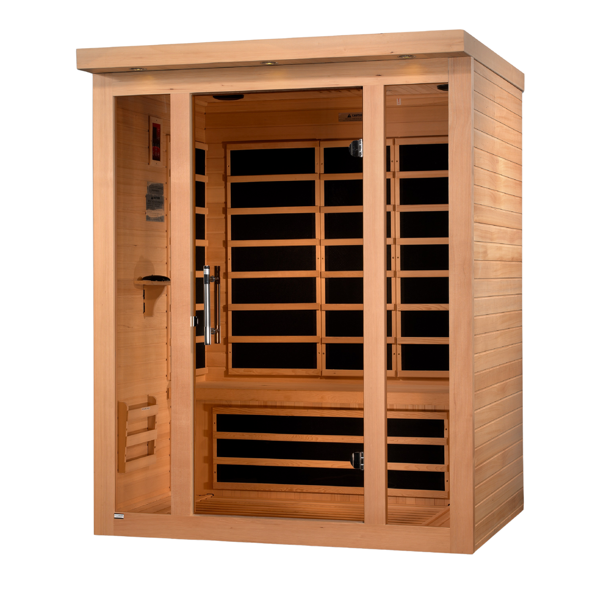 Dynamic Saunas Vila 3-Person Ultra Low EMF Infrared Sauna DYN-6315-02