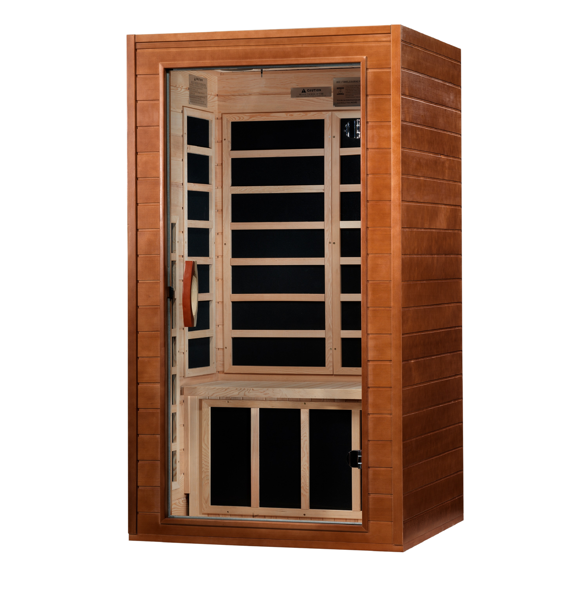 Dynamic Saunas Avila Elite 1-2 Person Ultra Low EMF Infrared Sauna DYN-6103-01 Elite