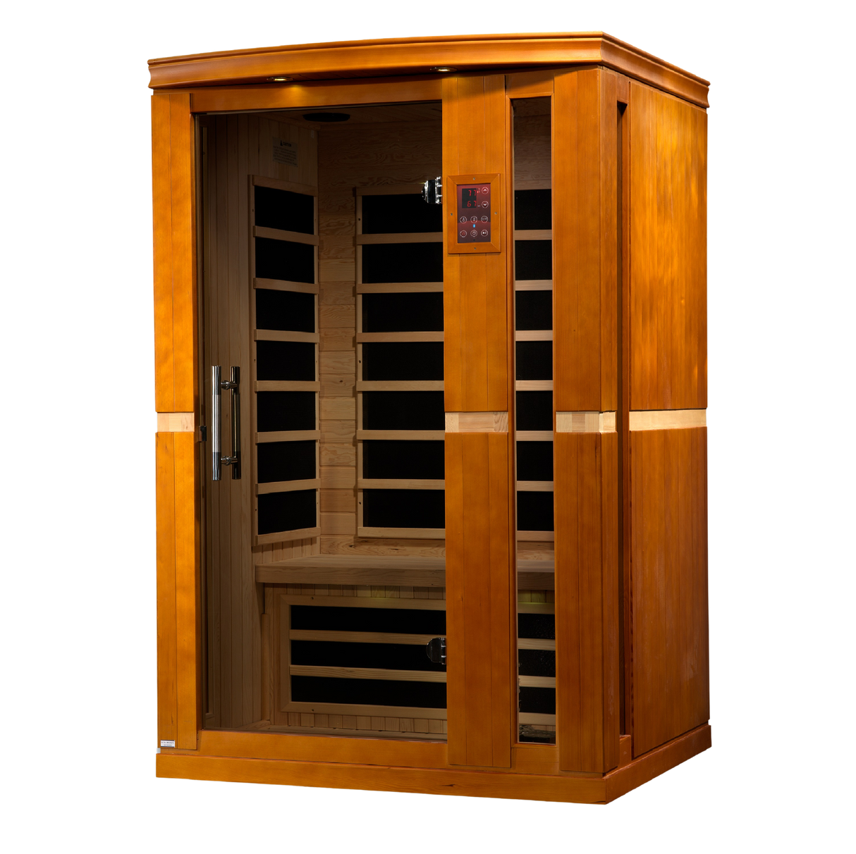 Dynamic Saunas Vittoria 2-Person Low EMF Infrared Sauna DYN-6220-01