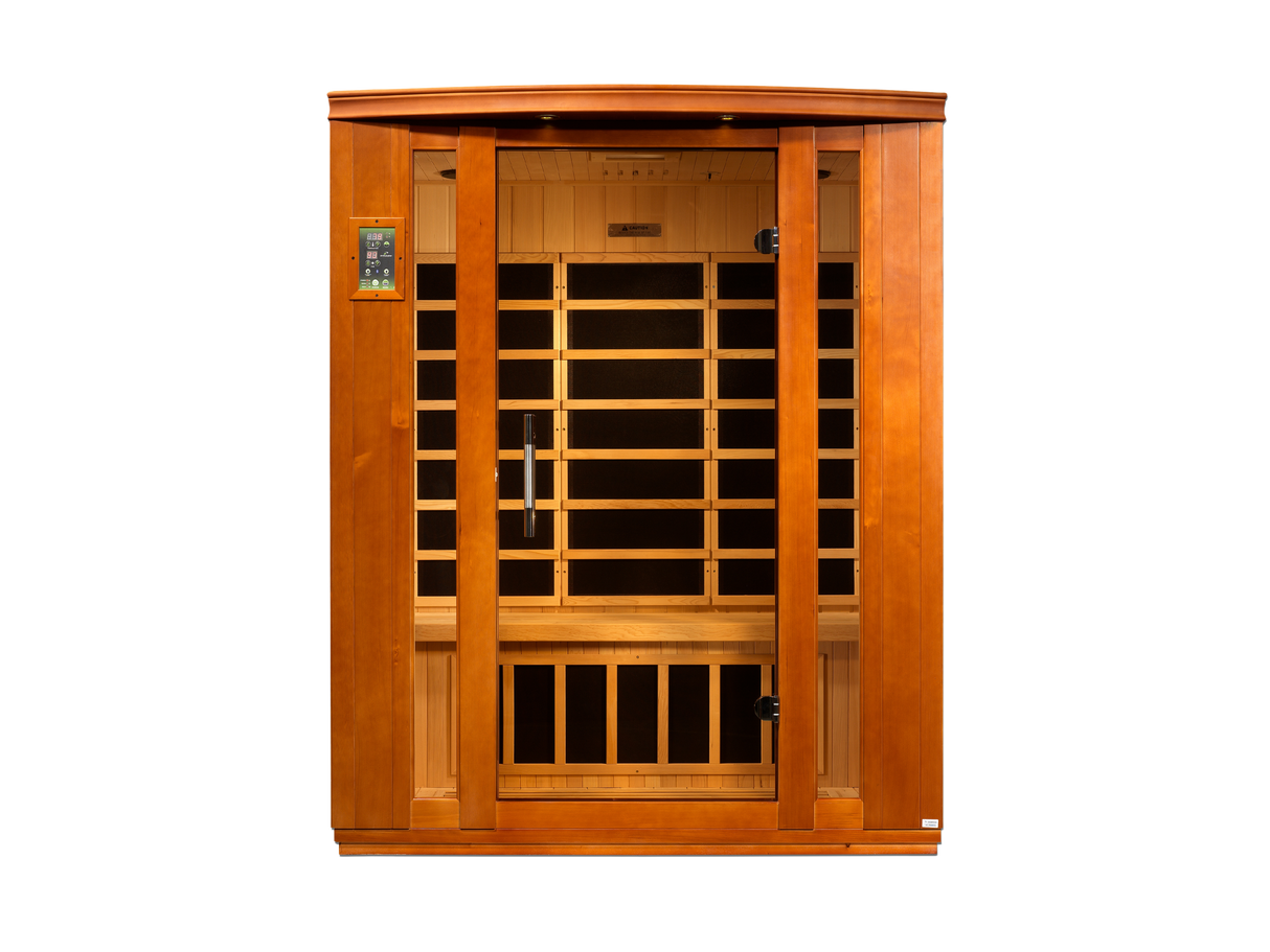 Dynamic Saunas Bellagio 3-Person Low EMF Infrared Sauna DYN-6306-02