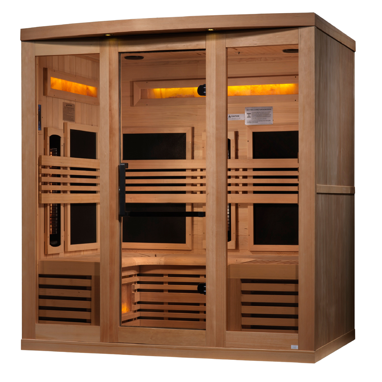 Golden Designs Reserve 6-Person Near Zero EMF Infrared Sauna GDI-8260-01